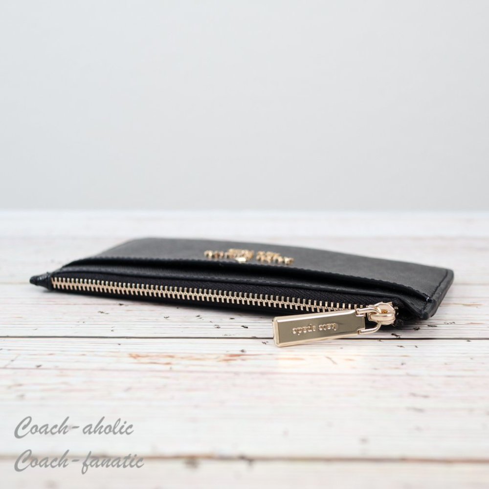 NWT Kate Spade Staci Large Leather Slim Card Holder Wallet in Black - Picture 3 of 9
